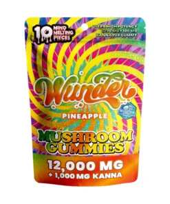 Wunder High Potency Mushroom Gummies + Kanna | Pineapple